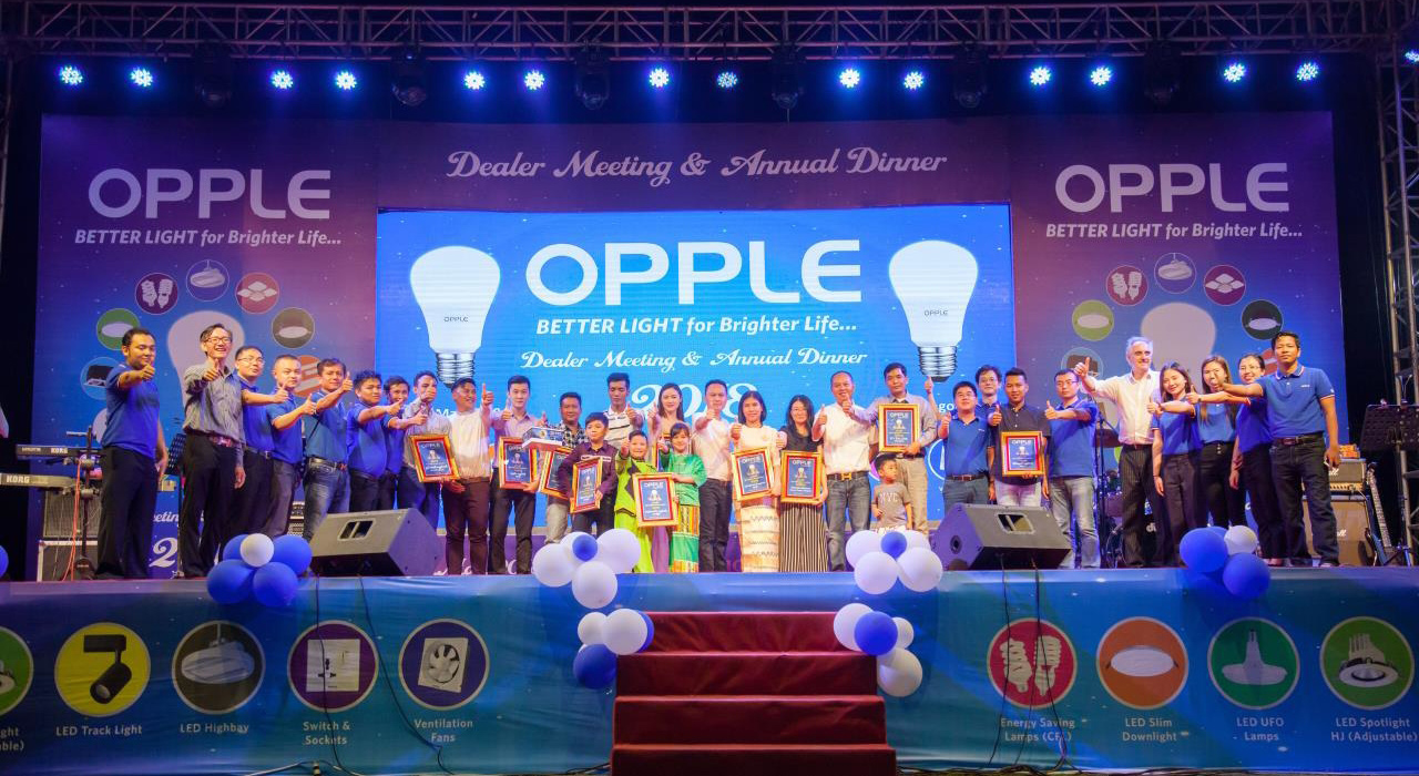 Opple Lighting Global 2018 Myanmar Dealer Meeting